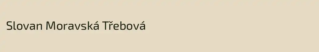 Slovan Moravská Třebová